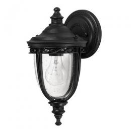 184-10634 Enrici LED Small Outdoor Wall Lantern Black 