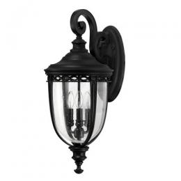 184-10639 Enrici LED Extra Large Outdoor Wall Lantern Black 