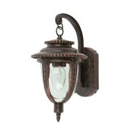 180-10684 Salvatori LED Outdoor Medium Wall Lantern Weathered Bronze 