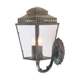 180-10735 Mancini LED Outdoor Period Wall Lantern Aged Brass 