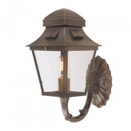 180-10747 Spinetti LED Outdoor Period Wall Lantern Aged Brass 