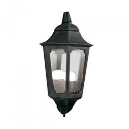 180-10799 Parisi LED Outdoor Half Lantern Black 