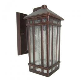 180-10834 Chia  LED Outdoor Period Wall Lantern Old Bronze 