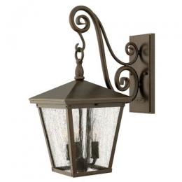 186-10844 Trentini LED Outdoor Period Medium Wall Lantern Regency Bronze 