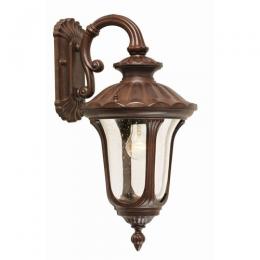 166-10894  LED Outdoor Period Small 1 Light Wall Lantern Bronze Patina 