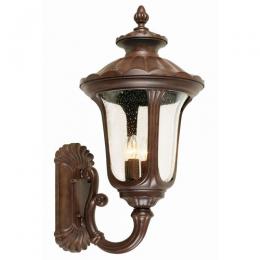 166-10902  LED Outdoor Period Large 4 Light Wall Lantern Bronze Patina 