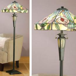 363-11256 Vasari LED Tiffany 2 Light Floor Lamp 