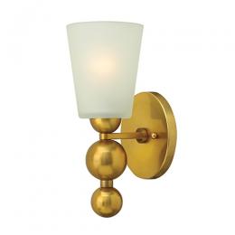 186-11354 Ziani LED 1 Light Wall Light Vintage Brass 
