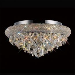 356-13274 Alberti Ceiling 6 Light Polished Chrome-Crystal 