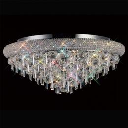 356-13276 Alberti Ceiling 9 Light Polished Chrome-Crystal 