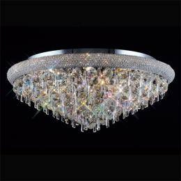 356-13277 Alberti Ceiling 16 Light Polished Chrome-Crystal 