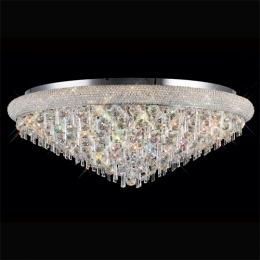 356-13278 Alberti Ceiling 18 Light Polished Chrome-Crystal 