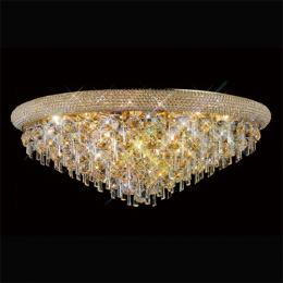 356-13293 Alberti 16 Light Ceiling Light French Gold-Crystal 