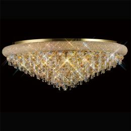 356-13294 Alberti Ceiling 18 Light French Gold-Crystal 