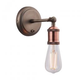 734-13539  Wall Light Aged Pewter and Aged Copper 
