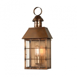 180-5117 Lovino LED Period Outdoor Wall Lantern Aged Brass 