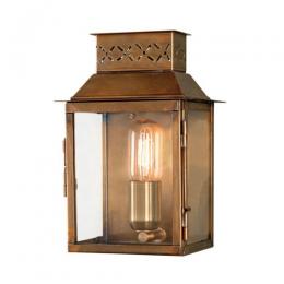 180-5120 Lamberti LED Outdoor Period Wall Lantern Aged Brass 