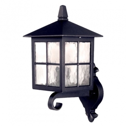 180-5290 Vettori LED Period Outdoor Wall Lantern Black 