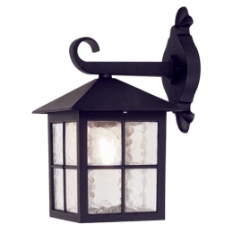 180-5291 Vettori LED Period Outdoor Wall Lantern Black 