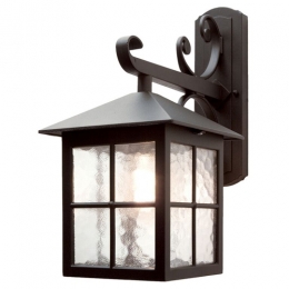 180-5294 Vettori LED Period Outdoor Wall Lantern Black 