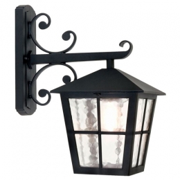 180-5299 Canali LED Period Outdoor Wall Lantern Black 
