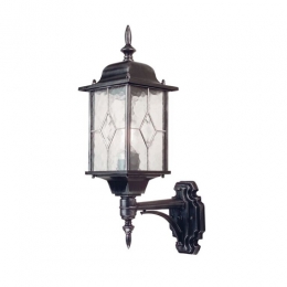 181-5306 Verratti LED Period Outdoor Wall Lantern Black Silver 