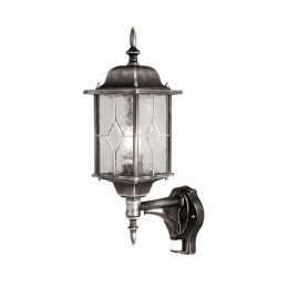 181-5314 Verratti LED Period PIR Outdoor Wall Lantern Black Silver 
