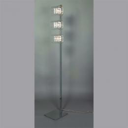 338-6074  LED Floor Lamp Polished Chrome 