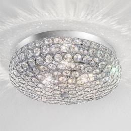 211-6165 Masetti LED Flush Ceiling Light Polished Chrome 