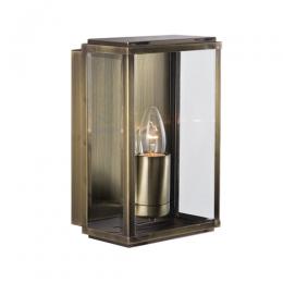741-6857 Borsi LED Outdoor Wall Lantern Antique Brass 