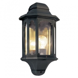 180-6986 Chimenti LED Outdoor Half Wall Lantern Black 
