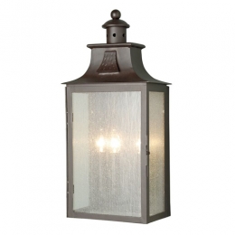 180-6997 Balbi LED Large Outdoor Half Wall Lantern Old Bronze Finish 
