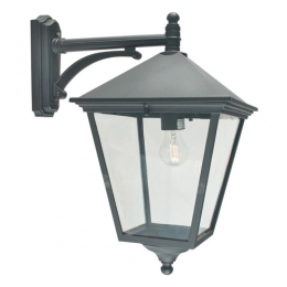 182-9160 Turchetta Grande LED Outdoor Period Wall Lantern Black 