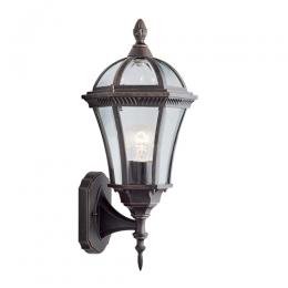 741-9827 Capello LED Outdoor Wall Light Rustic Brown 