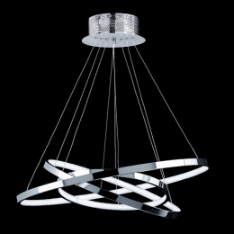 733-10411 Gloria LED Large LED Pendant Ceiling Light Polished Chrome 