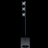 338-10618  LED 3 Light Floor Lamp Polished Chrome