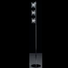 338-10618  LED 3 Light Floor Lamp Polished Chrome 