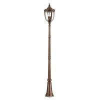 184-10626 Enrici LED Large Outdoor Lamp Post British Bronze