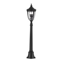184-10633 Enrici LED Medium Outdoor Pedestal Black