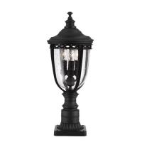 184-10635 Enrici LED Medium Outdoor Pedestal Black