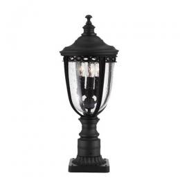 184-10635 Enrici LED Medium Outdoor Pedestal Black 