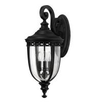 184-10638 Enrici LED Large Outdoor Wall Lantern Black