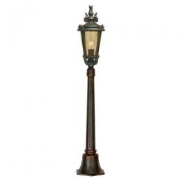 180-10657 Barilla LED Medium Outdoor Pedestal Weathered Bronze Patina 