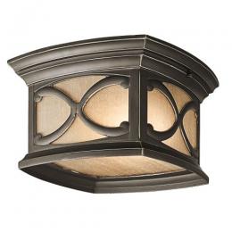 190-10664 Ferrucci LED Outdoor Flush Mount Soffit Light Olde Bronze 