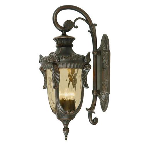 LED Outdoor Large Period Wall Lantern Old Bronze