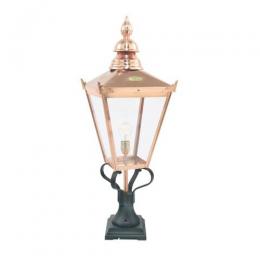 182-10719 Chirico LED Outdoor Pedestal Lantern Copper 