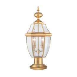 188-10731 Nicoletta LED Outdoor Pedestal Polished Brass 