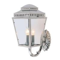 180-10737 Mancini LED Outdoor Period Wall Lantern Polished Nickel