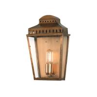 180-10741 Mancini LED Outdoor Period Half Wall Lantern Aged Brass