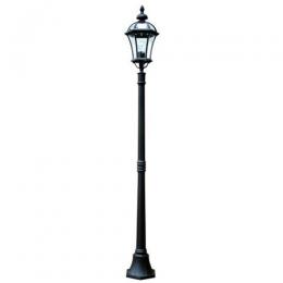 180-10841 Leggio LED Outdoor Period Post Lamp Black 